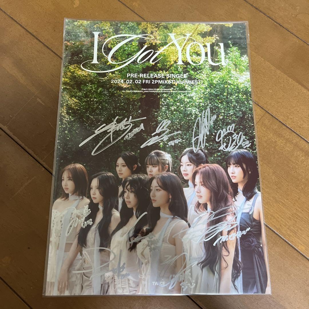 Amazon.co.jp: twice メンバー全員 サイン入り 写真 A4 I GOT
